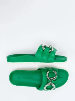 Damen Kennel u0026 Schmenger Kennel & Schmenger – Slides aus Lammleder Smaragd