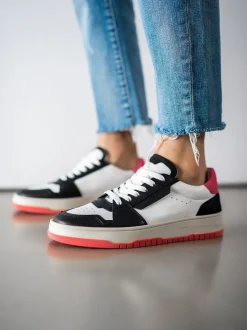 Kennel & Schmenger – Sneaker aus Kalbleder mit Pink-Sohle*Kennel u0026 Schmenger Sale