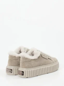 Damen Kennel u0026 Schmenger Kennel & Schmenger – Sneaker aus Veloursleder sandbeige