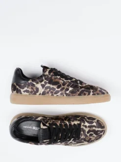 Damen Kennel u0026 Schmenger Kennel & Schmenger – Sneaker aus Satin-Textil mit Leoprint