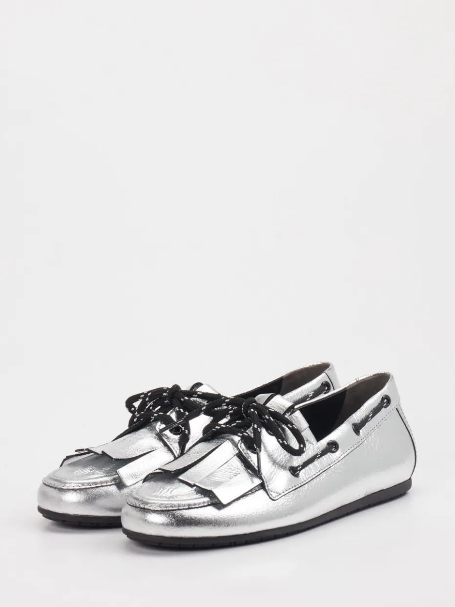 Kennel & Schmenger – Loafer aus Metallic-Leder in Silber*Kennel u0026 Schmenger Clearance