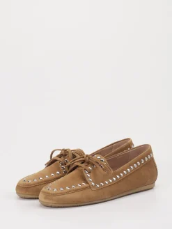 Damen Kennel u0026 Schmenger Kennel & Schmenger – Mokassin aus Veloursleder Cognac