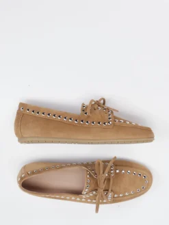 Damen Kennel u0026 Schmenger Kennel & Schmenger – Mokassin aus Veloursleder Cognac