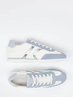 Damen Kennel u0026 Schmenger Kennel & Schmenger – Sneaker aus Velour/Leder Creme