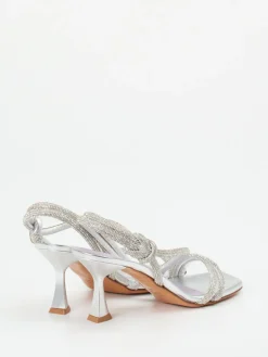 – Abendsandale aus Metallicleder*Konstantin Starke Clearance