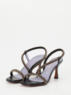 – Abendsandale aus Metallicleder*Konstantin Starke Outlet