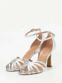 Damen Konstantin Starke – Abendsandale aus Metallicleder