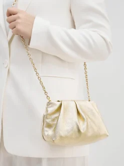 Damen Konstantin Starke – Abendtasche aus Metallicleder