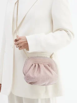 – Abendtasche aus Leder in Roségold*Konstantin Starke Hot