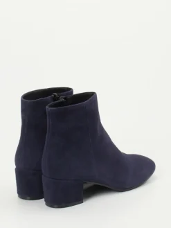 – Ankle Boots aus Veloursleder Dunkel*Konstantin Starke Discount