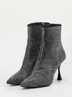 Damen Konstantin Starke – Ankle Boots aus Metallic mit Strass