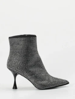 Damen Konstantin Starke – Ankle Boots aus Metallic mit Strass