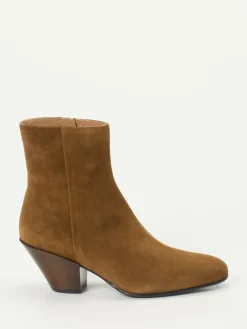 – Ankle Boots aus Veloursleder cognac*Konstantin Starke Sale