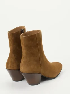 – Ankle Boots aus Veloursleder cognac*Konstantin Starke Sale