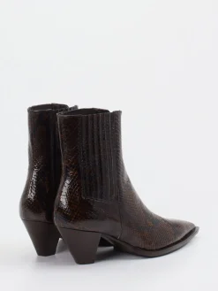 Damen Konstantin Starke – Ankle Boots aus geprägtem Leder