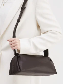 Damen Konstantin Starke – Baguette Bag aus Lammleder Dunkel