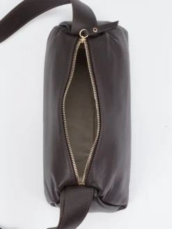 Damen Konstantin Starke – Baguette Bag aus Lammleder Dunkel