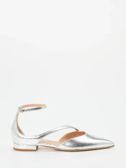 Damen Konstantin Starke – Ballerinas aus Metallicleder