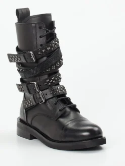 Damen Konstantin Starke – Biker Boots aus Kalbleder