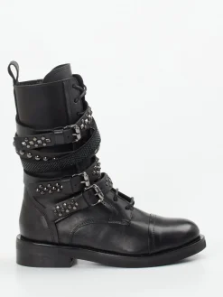 Damen Konstantin Starke – Biker Boots aus Kalbleder