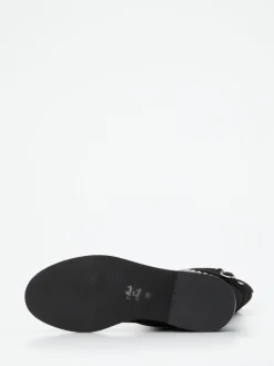 Damen Konstantin Starke – Biker Boots aus Veloursleder