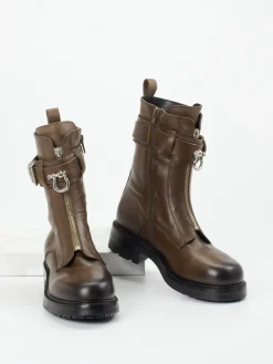 – Biker-Stiefelette aus Kalbleder*Konstantin Starke Online