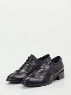 Damen Konstantin Starke – Brogues aus Lammleder tiefschwarz