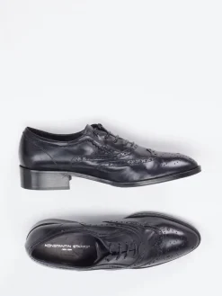 Damen Konstantin Starke – Brogues aus Lammleder tiefschwarz