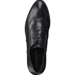 Damen Konstantin Starke – Brogues aus Lammleder tiefschwarz