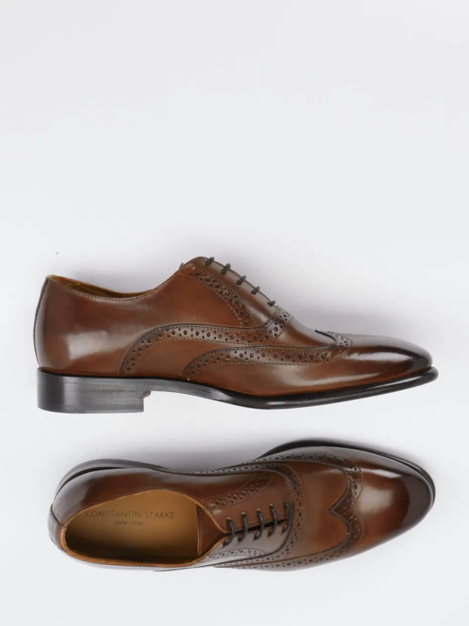 – Brogue-Schnürschuh aus Kalbleder*Konstantin Starke Discount