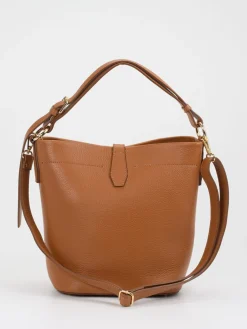 Damen Konstantin Starke – Bucket Bag aus Leder Cognac