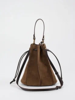 Damen Konstantin Starke – Bucket Bag aus Veloursleder