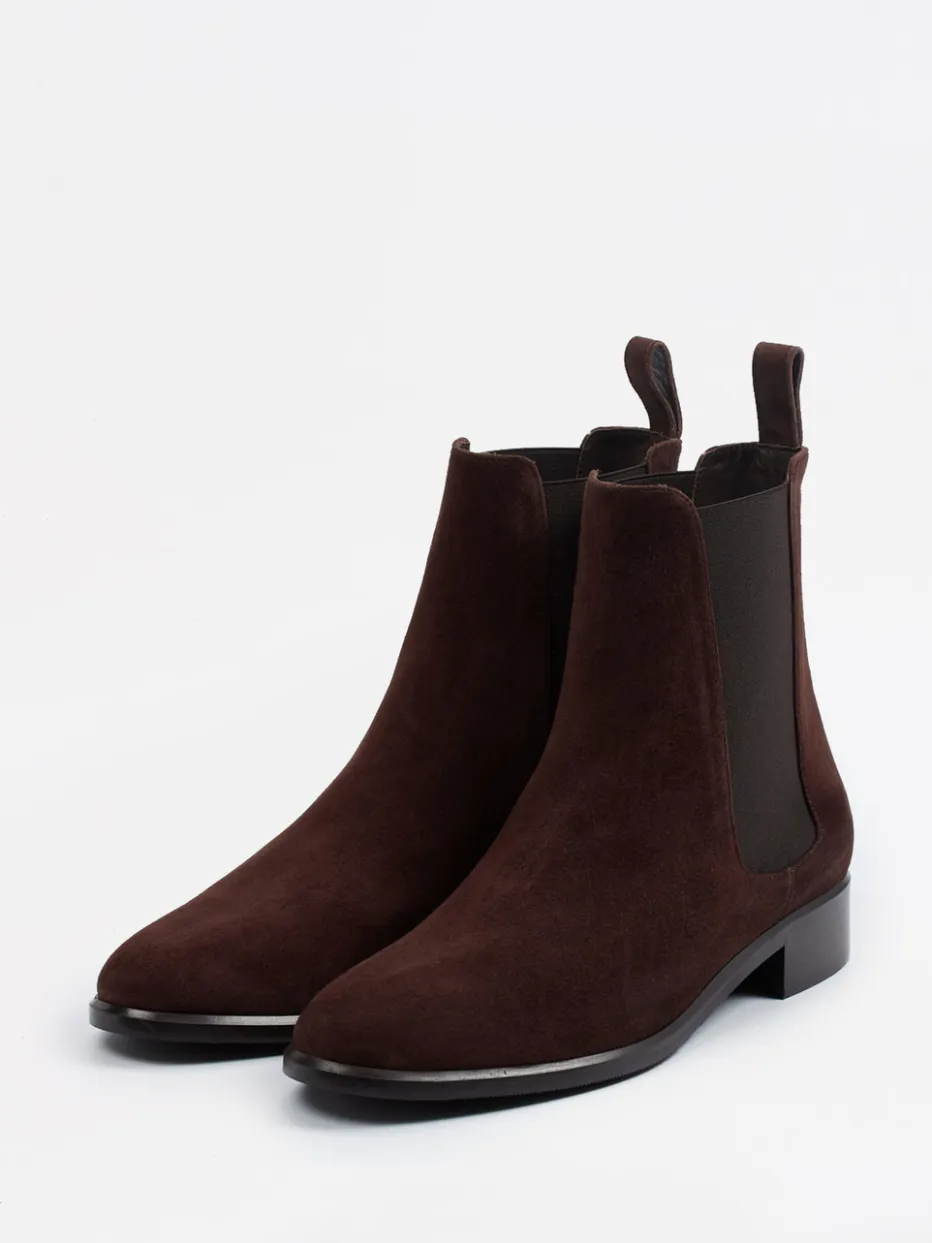 – Chelsea Boots aus Veloursleder Dunkel*Konstantin Starke Online