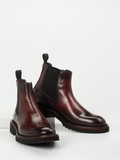 – Chelsea Boots aus Kalbleder burgunder*Konstantin Starke Outlet