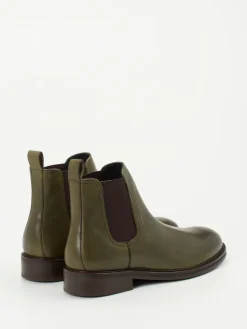Herren Konstantin Starke – Chelsea Boots aus Kalbleder oliv