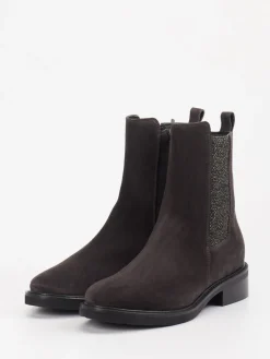 – Chelsea Boots aus Veloursleder Dunkelbraun*Konstantin Starke New