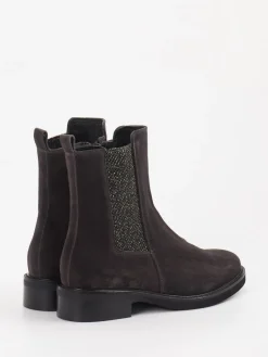 – Chelsea Boots aus Veloursleder Dunkelbraun*Konstantin Starke New