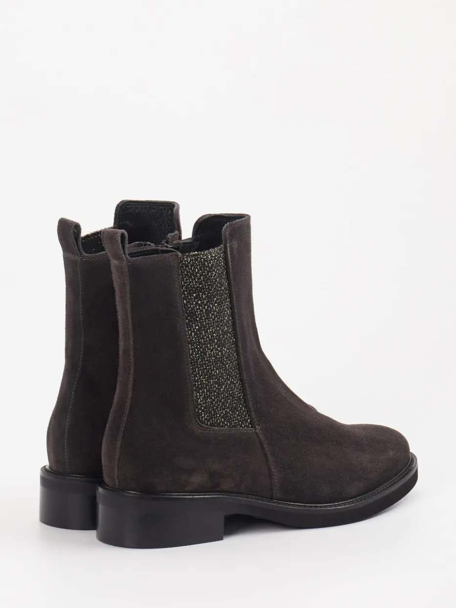 – Chelsea Boots aus Veloursleder Dunkelbraun*Konstantin Starke New