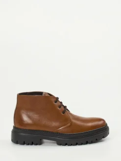 Herren Konstantin Starke – Chukka Boots aus Fettleder cognac