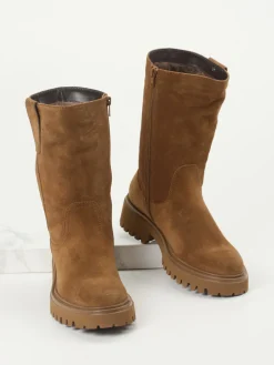 – Chunky Boots aus Veloursleder*Konstantin Starke New