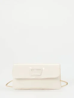 – Clutch aus Lackleder Elfenbein*Konstantin Starke Clearance