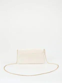 – Clutch aus Lackleder Elfenbein*Konstantin Starke Clearance