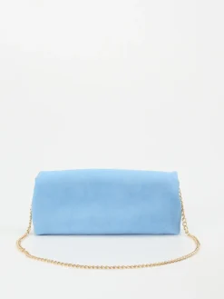 Damen Konstantin Starke – Clutch aus Veloursleder Himmel