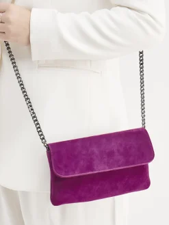 – Clutch aus Veloursleder Violett*Konstantin Starke Discount
