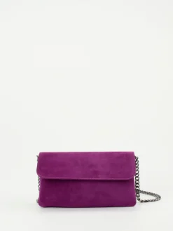 – Clutch aus Veloursleder Violett*Konstantin Starke Discount