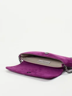 – Clutch aus Veloursleder Violett*Konstantin Starke Discount