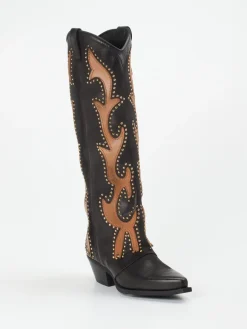– Cowboy Boots aus Nubukleder*Konstantin Starke Hot