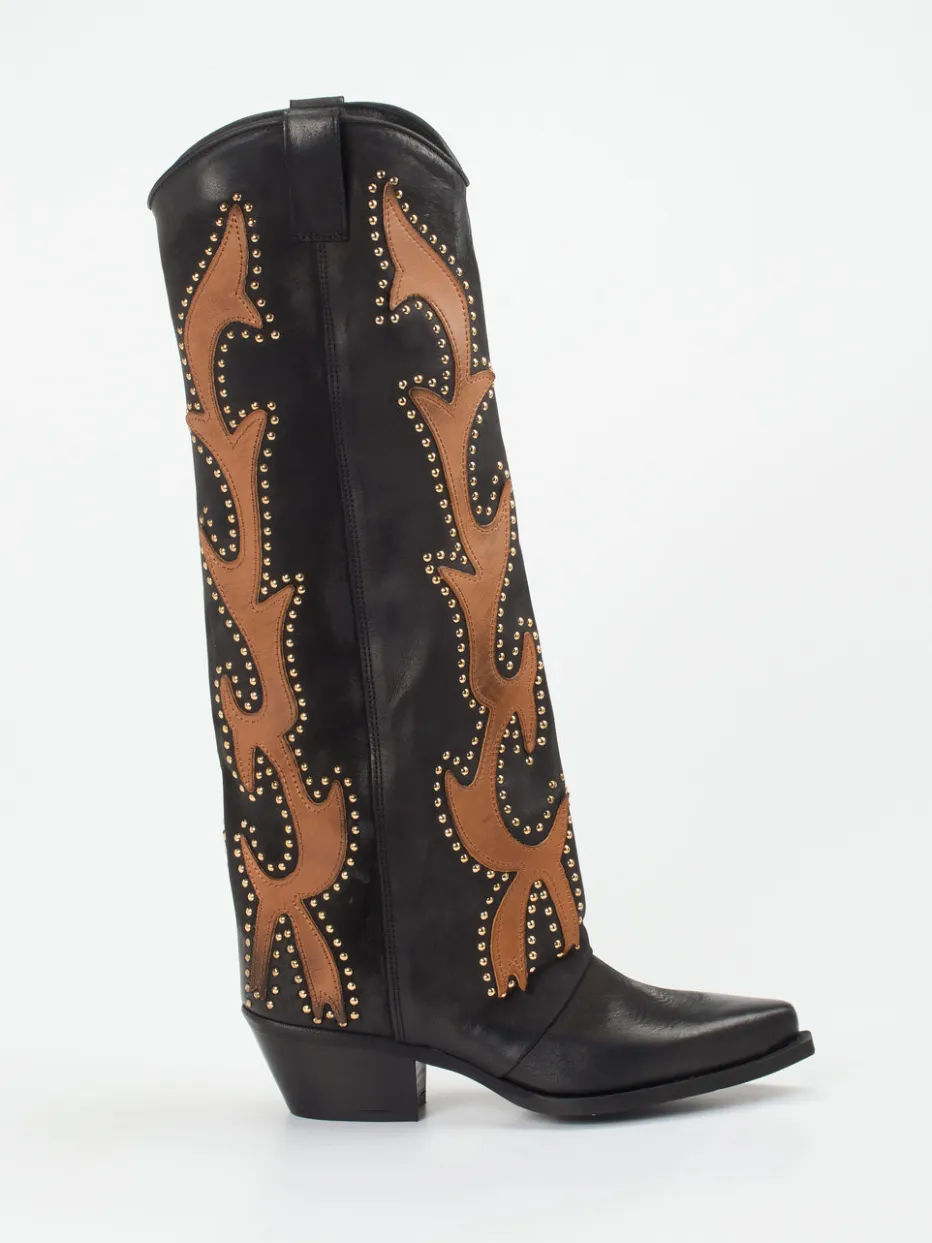 – Cowboy Boots aus Nubukleder*Konstantin Starke Hot