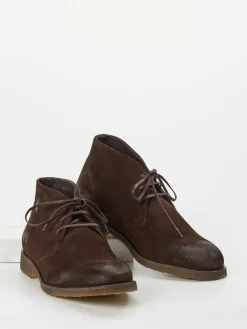 – Desert Boots aus Veloursleder Dunkel*Konstantin Starke Online