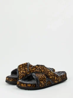 – Fellpantoletten aus Fell Leoprint*Konstantin Starke Best